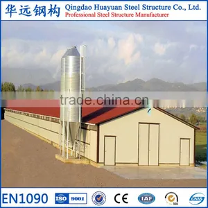 Low Cost Prefab Steel Chicken Shed Construction thumbnail-5
