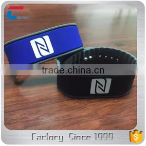 Alien H3 UHF RFID Silicone Wristband 2017 Two Color Smart Bracelet thumbnail-4