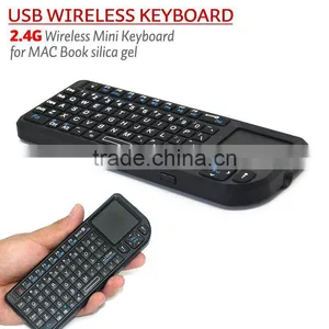 2.4G Mini Wireless Keyboard For Google Nexus 4 Android TV Box Mobile Phone Smart Phone Wireless Touchpad Silicone Mini Keyboard thumbnail-1