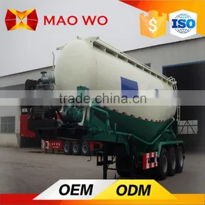 3 Axle 50Ton Cement Bulk Carrier , Dry Bulk Cemnet Tank Trailer thumbnail-4