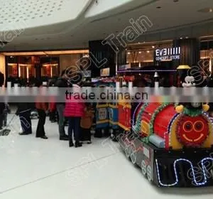 Amusement Park, Trackless Fun Train, CE Approval ,park,Shopping Mall, Indoor Outdoor Use Mini Electric Train, thumbnail-1