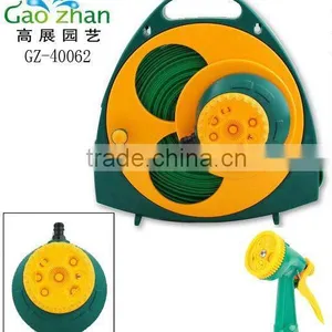 15M Flat Hose Reel With 5-Function Nozzle thumbnail-1
