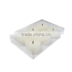 Set of 6 Flickering Flameless Candles, Battery Powered Fake Candles,Romantic Ivory Votive Candles and LED Candles With Timer thumbnail-5