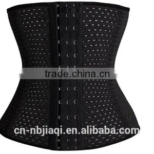 Women's Latex Underbust Corset Waist Training Cincher 4 Steel Boned thumbnail-2