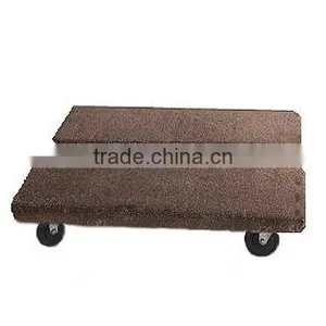 18"X30" Furniture Mover Dolly With Carpeted Rails thumbnail-1