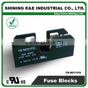 FB-M031PQ Panel and Din Rail Mounted 30A 1 Way Fuse Terminal Block thumbnail-6