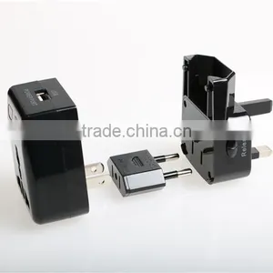 Global Travel Plug Multifunction Converter With a Single USB Port Universal Adapter thumbnail-2