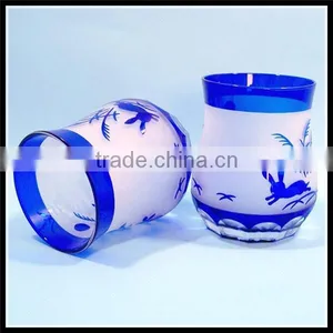 Custom Sandblasting Cute Rabbit Glass Tumbler Drinking thumbnail-5