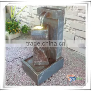 Hot Selling Resin Garden Water Feature With LED Light thumbnail-1