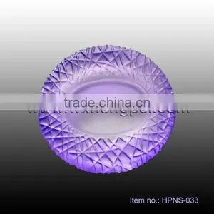 Portable Glass Ashtray - Round thumbnail-1