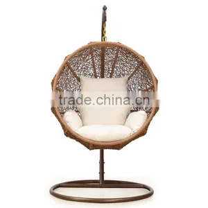 Hanging Baby Indoor Outdoor Patio Egg Shaped Swing Chair thumbnail-1