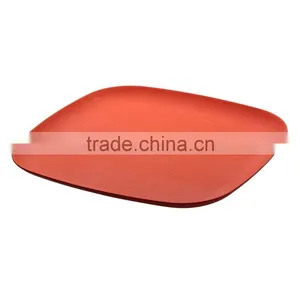 Anhui Green Selling Green Bamboo Fibre Natural Biodegradable Dishes Tray for Home Party thumbnail-5
