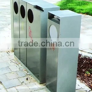 Arlau Metal Steel Street Waste Segregation Dustbin thumbnail-3
