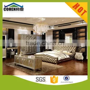 2016 Hot Sale Home Used Furniture Leather Bed YC030 thumbnail-1