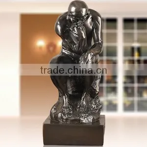 Resin Art Piece Home / Hotel Decoration Piece Thinker Statue thumbnail-1