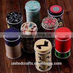 8Pcs Tin Tea Box Mini Coffee Box/ Toothpick Box/cute Storage Box/ Storage Case thumbnail-2