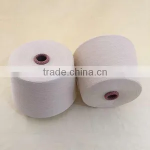 Pure Cotton Yarn 21s/2 Carded and Open End in Raw White Pattern High Quality thumbnail-1