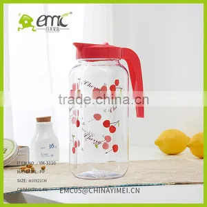High Quality Transparent New Plastic Cold Kettle With Color Print thumbnail-3