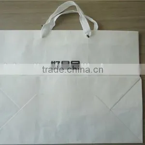 Cheap Handle New Design New Fashion With Logo Printed Warp and Weft Paper Material Custom Paper Shopping Bag thumbnail-1