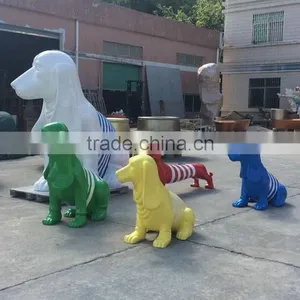 FRP Dog Sculpture Figure Statue thumbnail-5