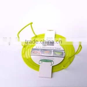 Multifunctional Plastic Oven Dedicated Heating Cooking Microwave Steamer Rack thumbnail-3