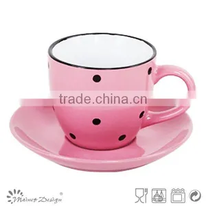 Cheap Crockery Coffee Cup and Saucer Wholesale Bulk thumbnail-2
