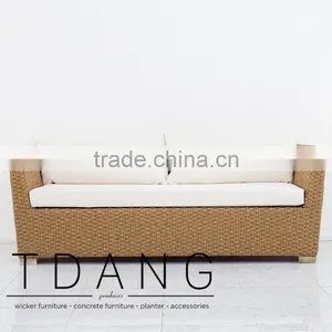 Alfresco Outdoor Wicker Bench - Vietnam Garden Outdoor Furniture - Poly Rattan Material thumbnail-1
