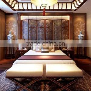 BISINI New Chinese Style Interior Wood Room Design thumbnail-1
