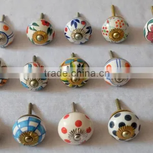 Latest Mix Design Unique Hand Painted Drawer Knobs thumbnail-2