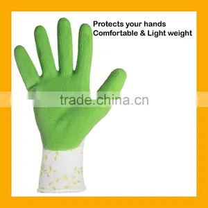 Light Weight Super Comfortable Soft Women Gardening Gloves Foam Latex Glove thumbnail-4