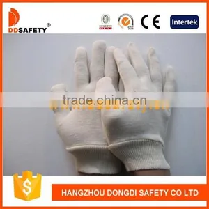 Natural Cotton Interlock Reversible Knit Wrist Anti Static Safety Gloves thumbnail-1