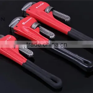 # 45 Carbon Steel Factory Supply Pipe Clamp European Style Hand Tools Quickly Dipped Plastic Pipe Clamp/ Wrench thumbnail-2