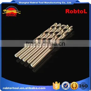 10mm Nano Titanium Coating Straight Shank Hss Twist Drill Bits Cobalt Fully Ground Bright Finish Drilling Metal Forged Alloy thumbnail-1