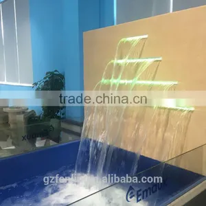 Factory Wholesale Pool Water Curtain and Spa Stainless Steel Waterfall thumbnail-6