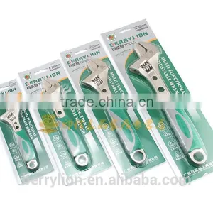 Berrylion 300mm/12" Adjustable Wrench CR-V Multifunctional Adjustable Wrench thumbnail-5
