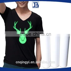 Jiabao OEM Glow in the Dark Iron on Reflective Heat Transfer Logo for T-shirt thumbnail-1