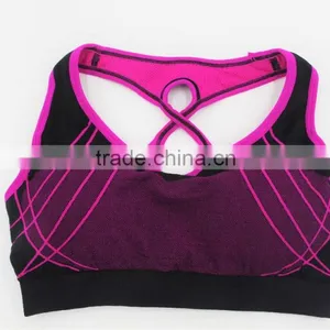 Fashion Genie Bra for Athletes/new Style Seamless Sports Bra thumbnail-2