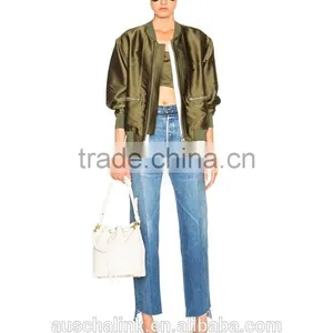 New Style Personalized Custom Bomber Jacket Wholesale Factory Price thumbnail-3