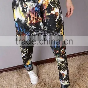 2016 New Arrival Personalized Street Trendy Women Print Hip Hop Pants thumbnail-4