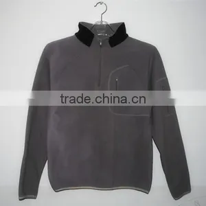 100% Polyester Mens' Winter Jacket Compounded Polar Fleece Double Brush thumbnail-2