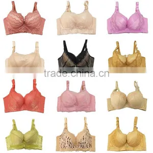 GZY Garment Stock Lots Wholesale Price Hot Selling Lace Bra Manufacturer New Design Cheap thumbnail-1