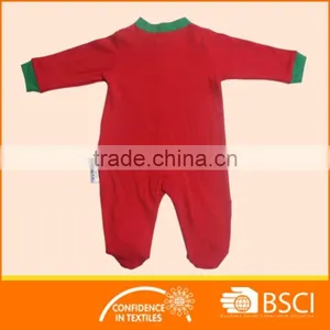 Christmas Cartoon Animal Deer Pattern Soft Cotton Baby Clothes Romper thumbnail-2