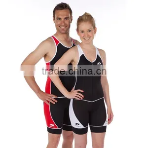 Mens Triathlon Suit for Swimming Biking Running Padded Cyling Suits thumbnail-6