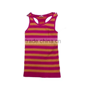 Seamless Sexy Stripe Tank Top Camisole VARIOUS COLOR thumbnail-1