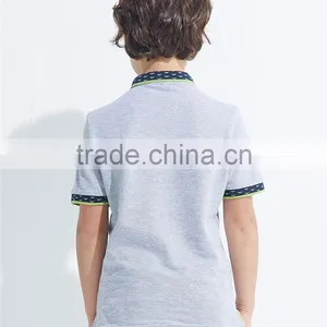 Hot Sale OEM Service 100% Cotton Good Quality Short Sleeve Polo t Shirts for Boy Kids thumbnail-5