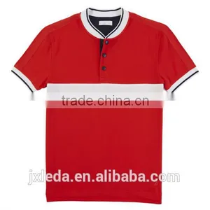 Factory Direct Sale Slim Fit Styling Color Block Baseball Vented Hem Polo Shirt in China thumbnail-3