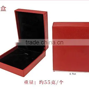 Luxucy Red Custom Logo Jewelry Box Package for Jewelry Pendant Yiwu Factory Supplier Jewelry Boxes Wholesale 2017 Package Box thumbnail-1