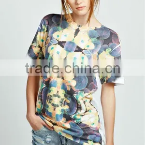 All Over Full Color Sublimation T-shirt for Ladies thumbnail-1