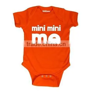 Screenprinted Infant Girls Rompers,custom Cotton Baby Rompers Wholesale thumbnail-1