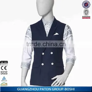 Promotional Working Suit Vest for Waiters Sleeveless Work Vest thumbnail-1